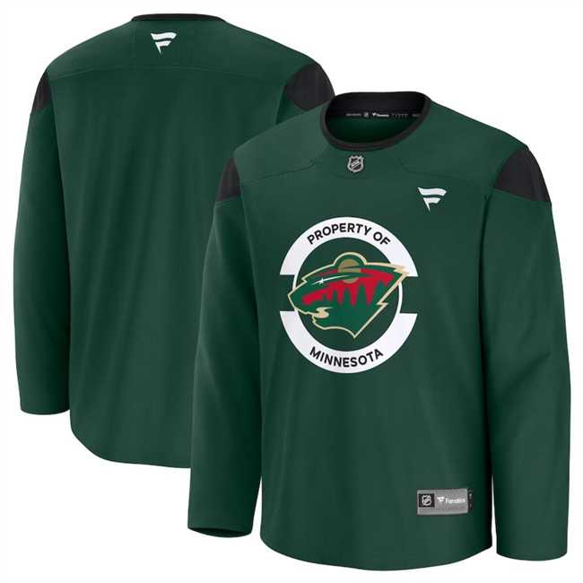 Men's Minnesota Wild Green 2024-25 Team Practice Stitched Hockey Jersey Dzhi,We sell and wholesale Men's Minnesota Wild Green 2024-25 Team Practice Stitched Hockey Jersey Dzhi on line form chian!